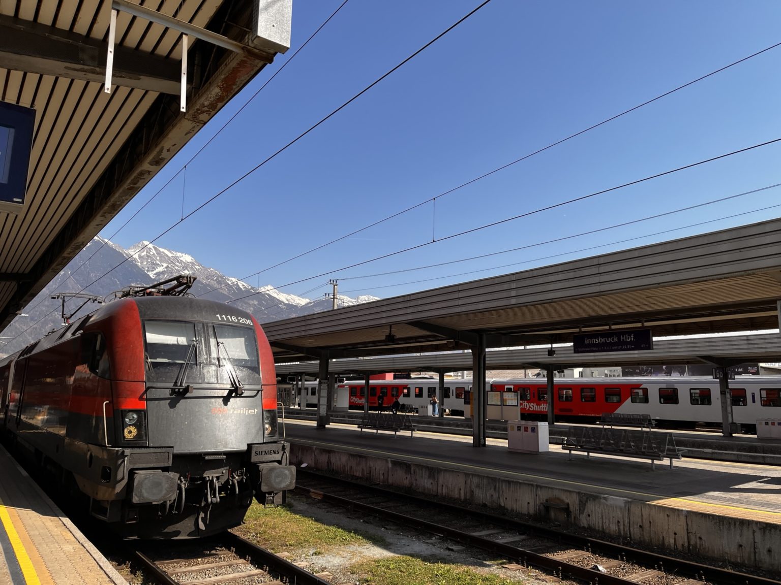 Railjet Innsbruck Hbf
